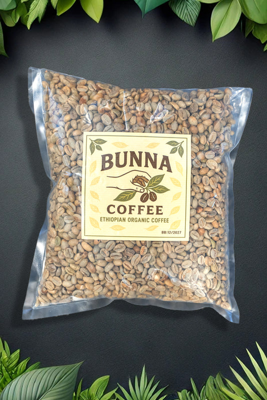 Ethiopian Raw coffee - Bunna